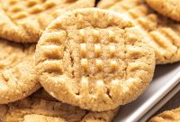 Chewy Peanut Butter Cookie Recipe with Crispy Edges