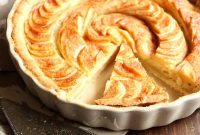 Apple Tart with Almond Paste Filling: Simple Recipe for Tender Crust