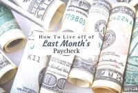 Living on Last Month’s Paycheck: A Practical Guide to Budgeting