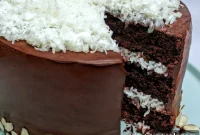 Almond Joy Cake: Coconut, Almond & Chocolate Layer Cake Recipe
