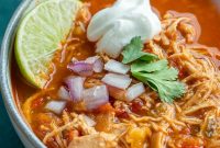 Hearty Chicken Fajita Soup with Bell Peppers and Lime