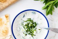 Lebanese Cucumber Yogurt Salad (Khyar Bi Laban)