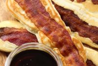 Crispy Bacon Pancake Dippers for Brunch or Party Snacking