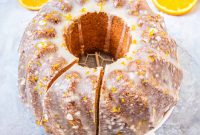 Moist Orange Bundt Cake Recipe with Zesty Glaze