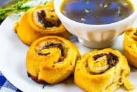 French Dip Pinwheels Recipe — Savory Roast Beef Appetizer