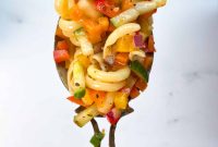 Vegan Italian Pasta Salad with Lemon Olive Oil Dressing
