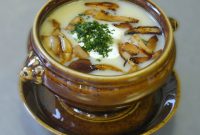 Cream of Barley Soup with Fresh Dill and Lemon Zest