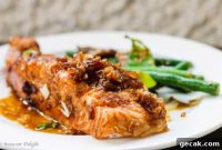 Grilled Salmon with Homemade Teriyaki Glaze recipe