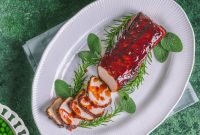 Air Fryer Pork Tenderloin with Cranberry BBQ Glaze