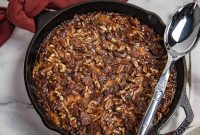 Smoked Sweet Potato Casserole with Candied Bacon-Pecan Topping