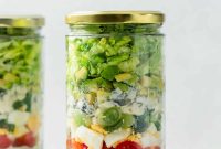 Vegetarian Cobb Salad Recipe with Avocado & Crispy Chickpeas