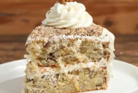 Classic Italian Cream Cake Recipe with Coconut and Pecans