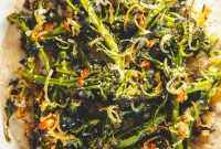 Purple Sprouting Broccoli and Tahini Beans Recipe for Spring
