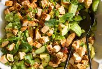 Creamy Avocado Chicken Salad with Lime and Cilantro
