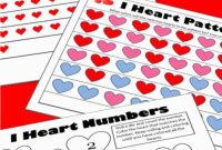 Valentine’s Day Math Worksheets for Kindergarten Kids