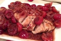 Cherry Wine Chicken with Cherry Sauce Recipe