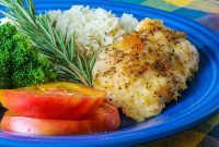 Rosemary Apricot Glazed Roast Chicken with Citrus Pan Sauce