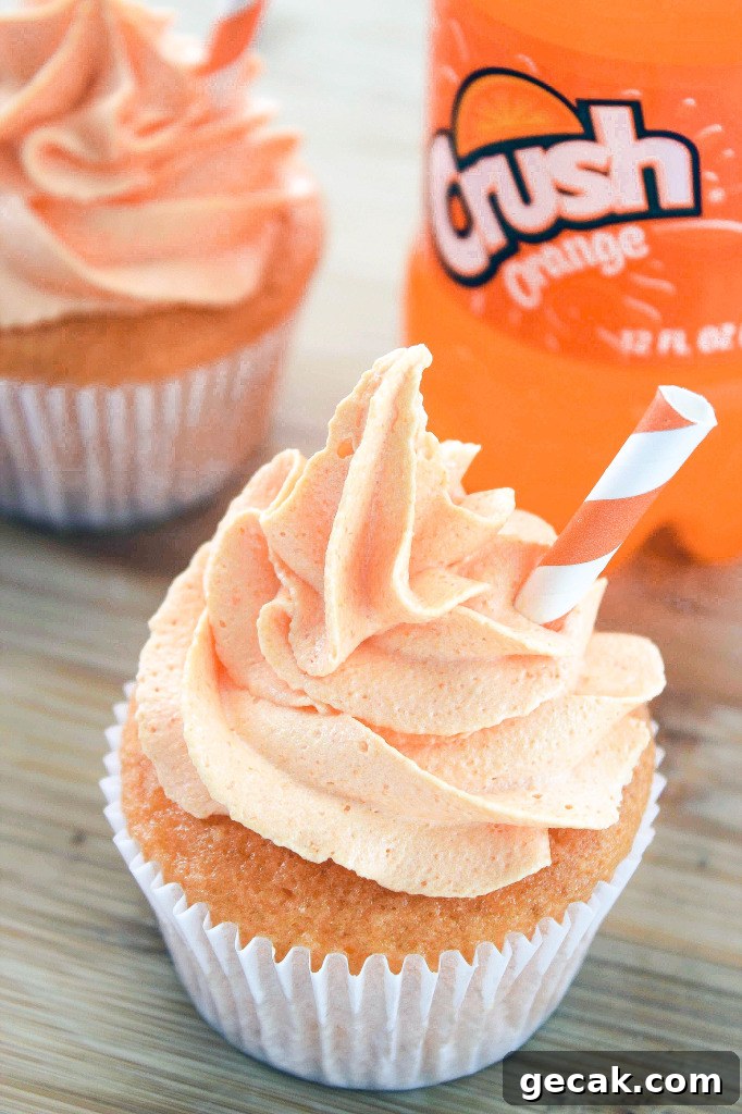 Orange Crush Cupcakes