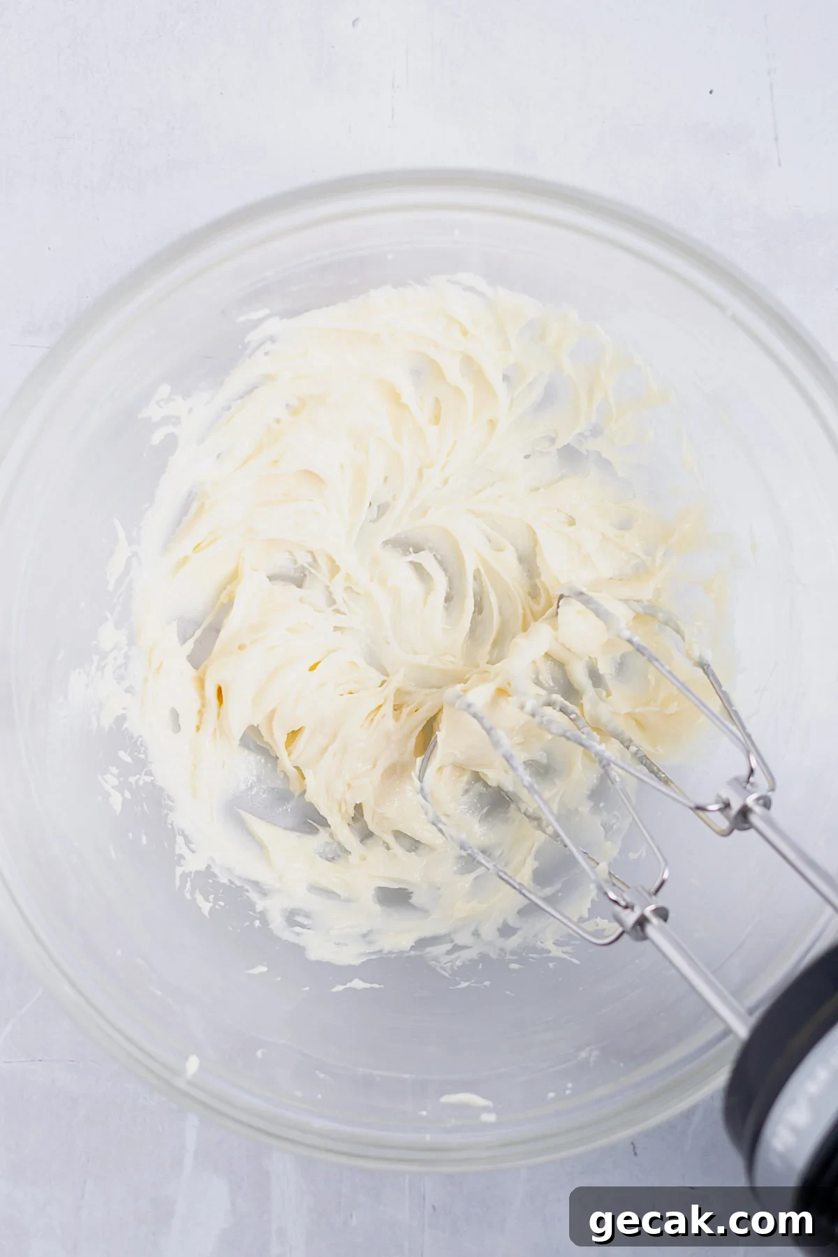 No-Bake Graham Cracker Cake Recipe: Layered Dessert with Creamy Filling 14 cream cheese, confectioners' sugar and vanilla mixed until smooth with a hand mixer