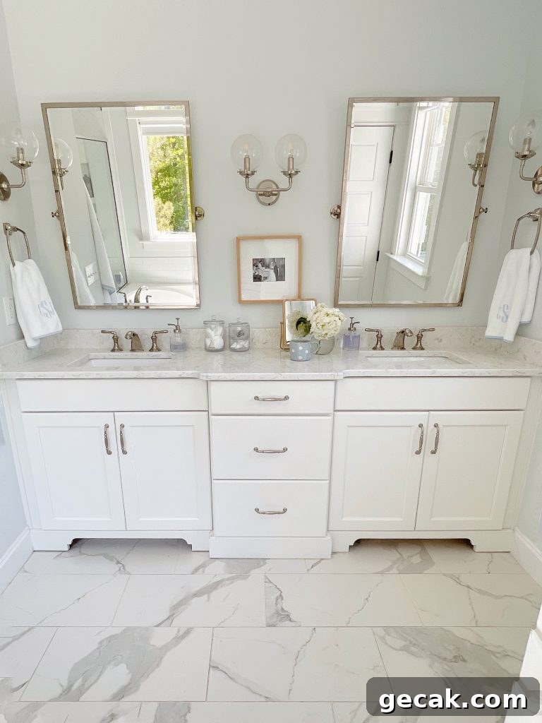 What to Buy During Way Day: Top Deals Worth Snagging 10 a white bathroom with big mirrors
