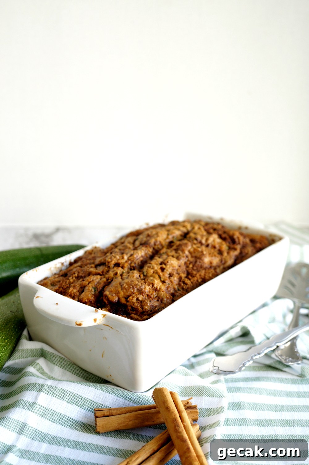 pan of zucchini bread