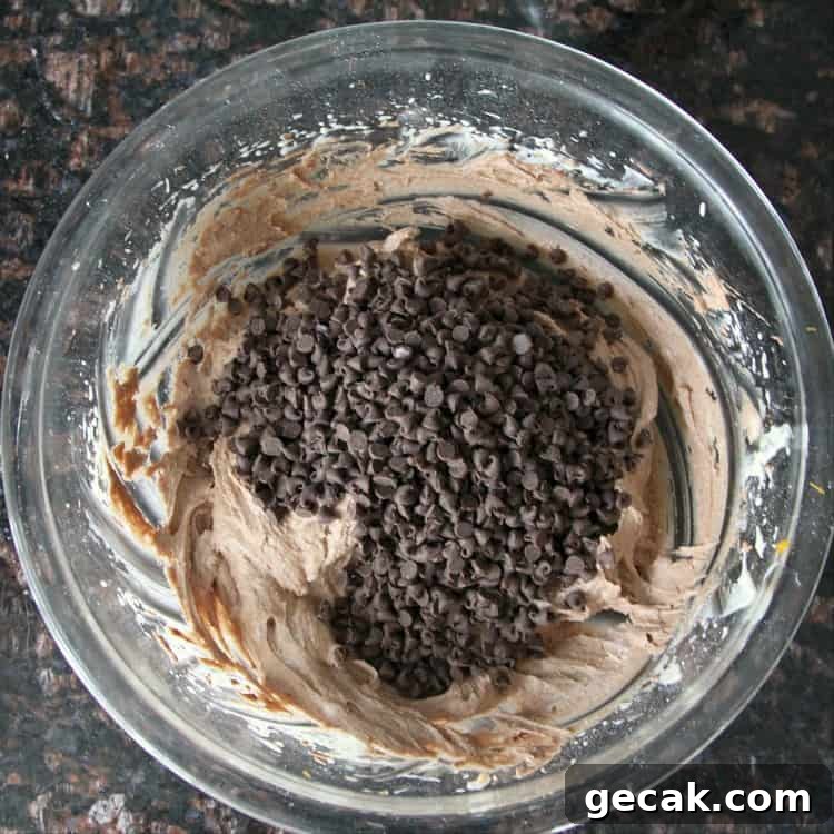 Chocolate Cannoli Dip - how to make cannoli dip with chocolate chips