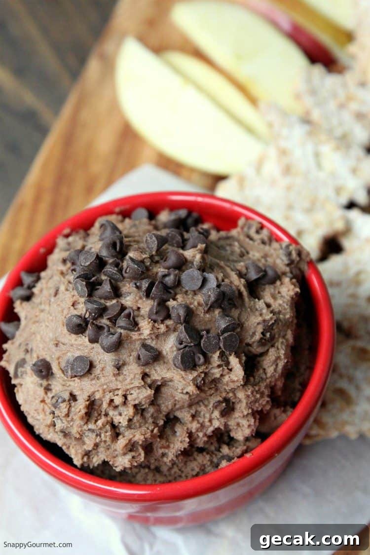 Chocolate Cannoli Dip - cannoli dip recipe with mascarpone, ricotta, and chocolate