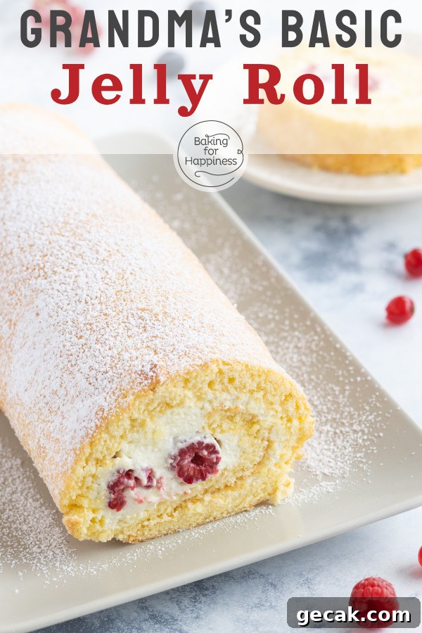 With this recipe, grandma's jelly roll is guaranteed to succeed. Perfect for beginners and with step-by-step instructions and lots of tips.