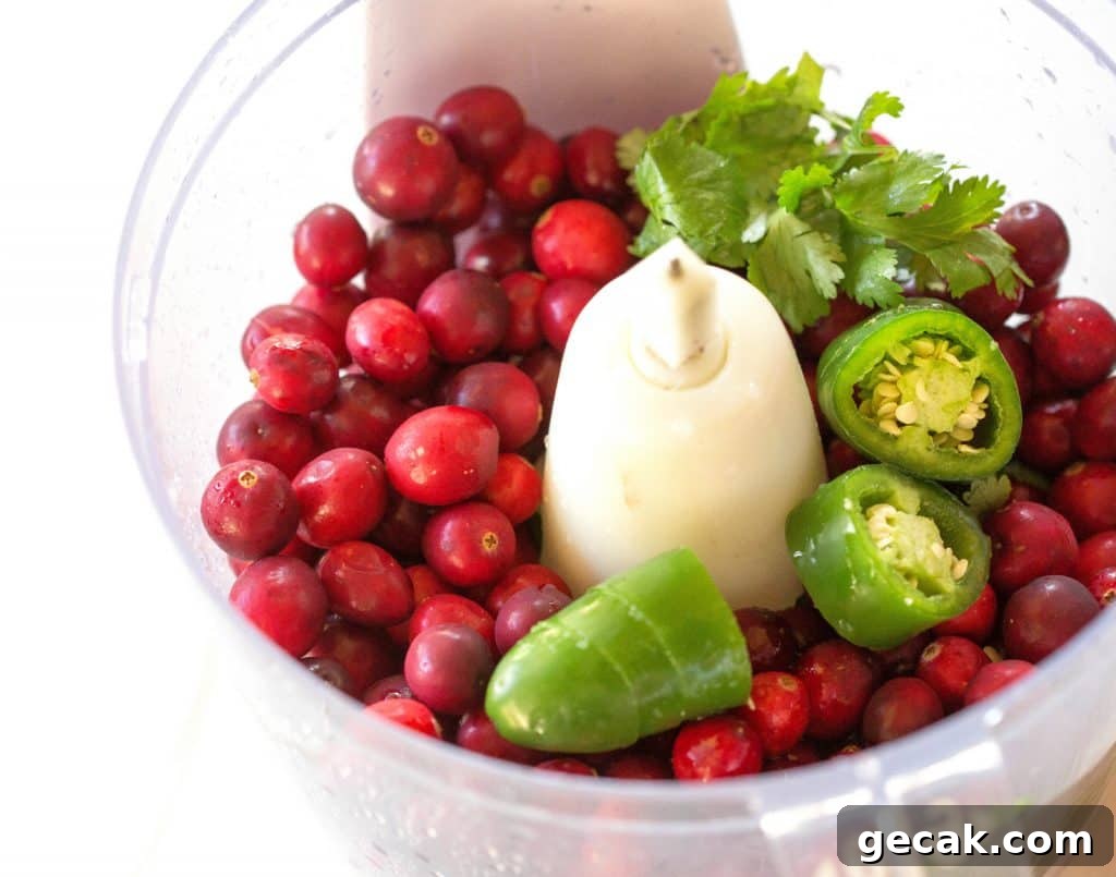 jalapenos and cranberries