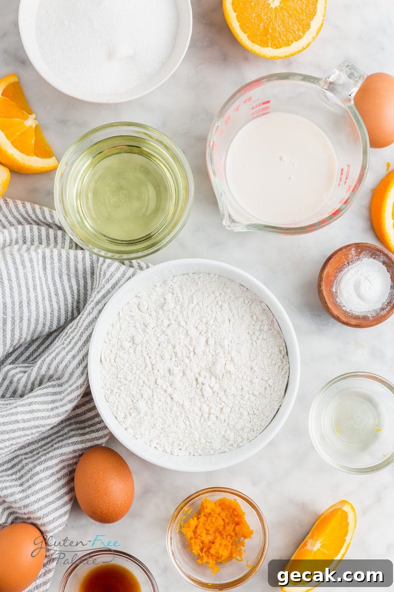Gluten-Free Orange Cupcakes Recipe with Zesty Citrus Frosting 4 ingredients in gluten free orange cupcakes
