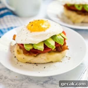 This California Breakfast Stack is a delicious way to start your day- it's light, fresh and seriously easy to make!