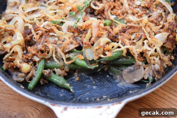 healthy green bean casserole | pamela salzman