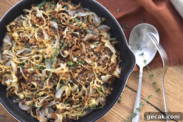 Creamy Green Bean Casserole with Garlic and Parmesan 9 healthy green bean casserole | pamela salzman