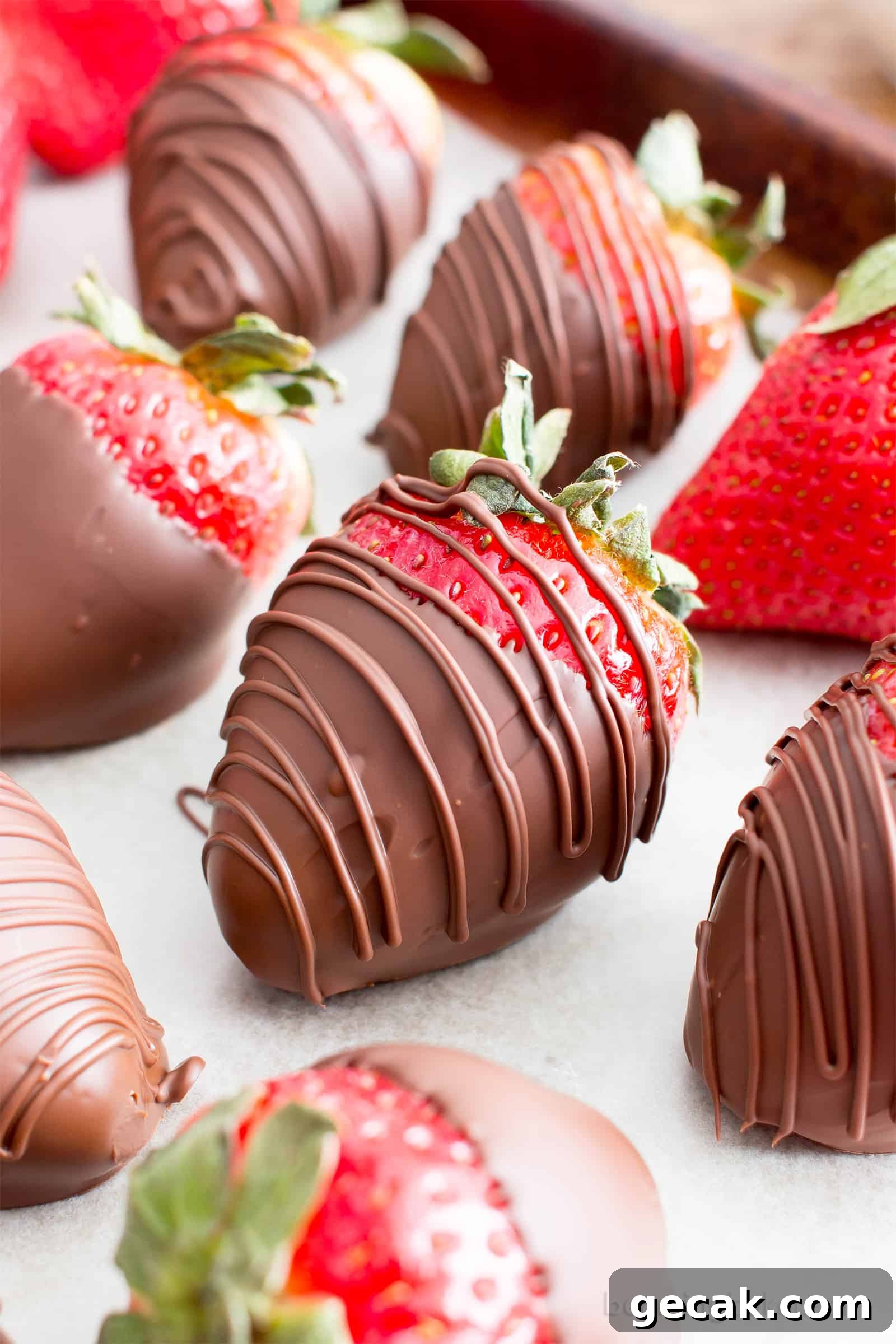 Chocolate Dipped Strawberries - vegan, gluten-free, dairy-free