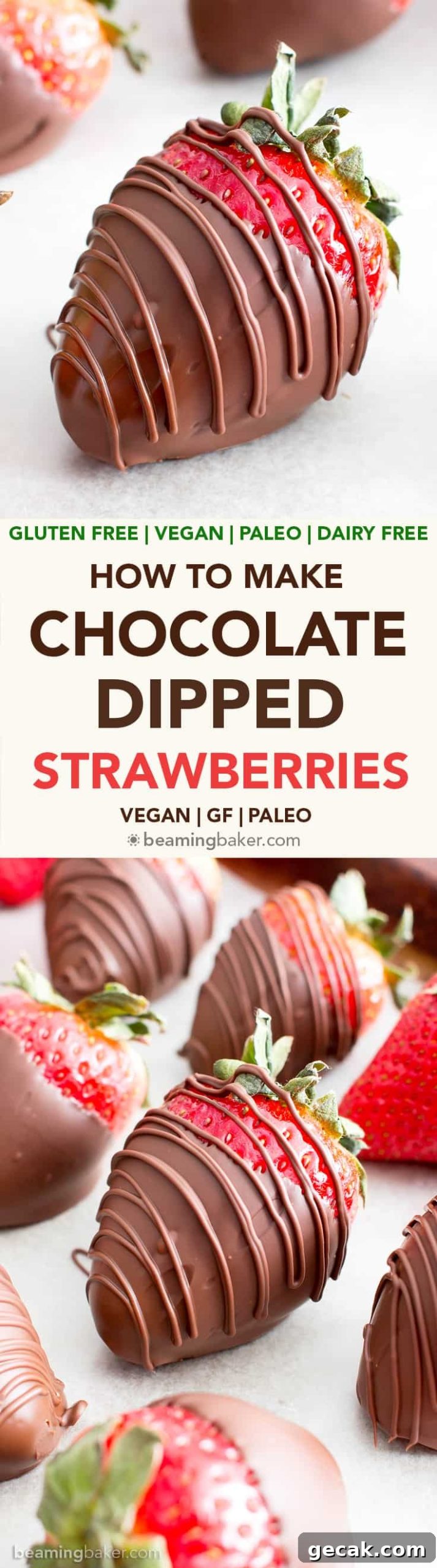 Pin-worthy chocolate-dipped strawberries