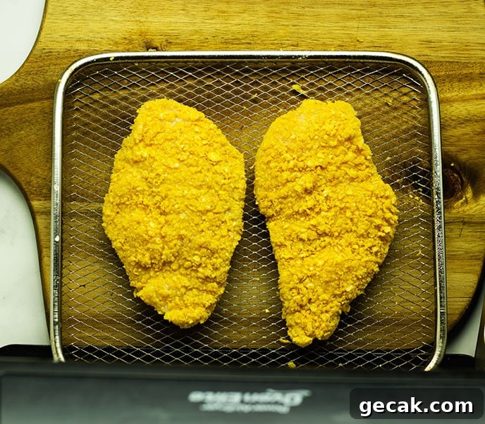 how to air fryer chicken breast