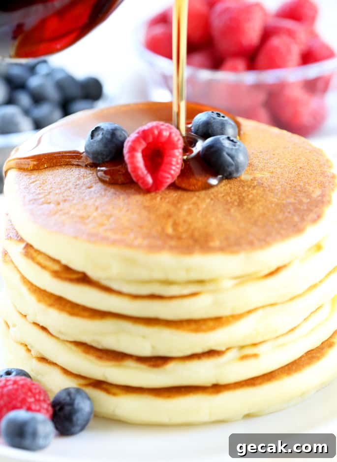 Gluten-Free All-Purpose Flour Blend Without Xanthan Gum 6 This is the classic gluten free pancake recipe you've been looking for. Light and fluffy buttermilk pancakes that you can make ahead and freeze!