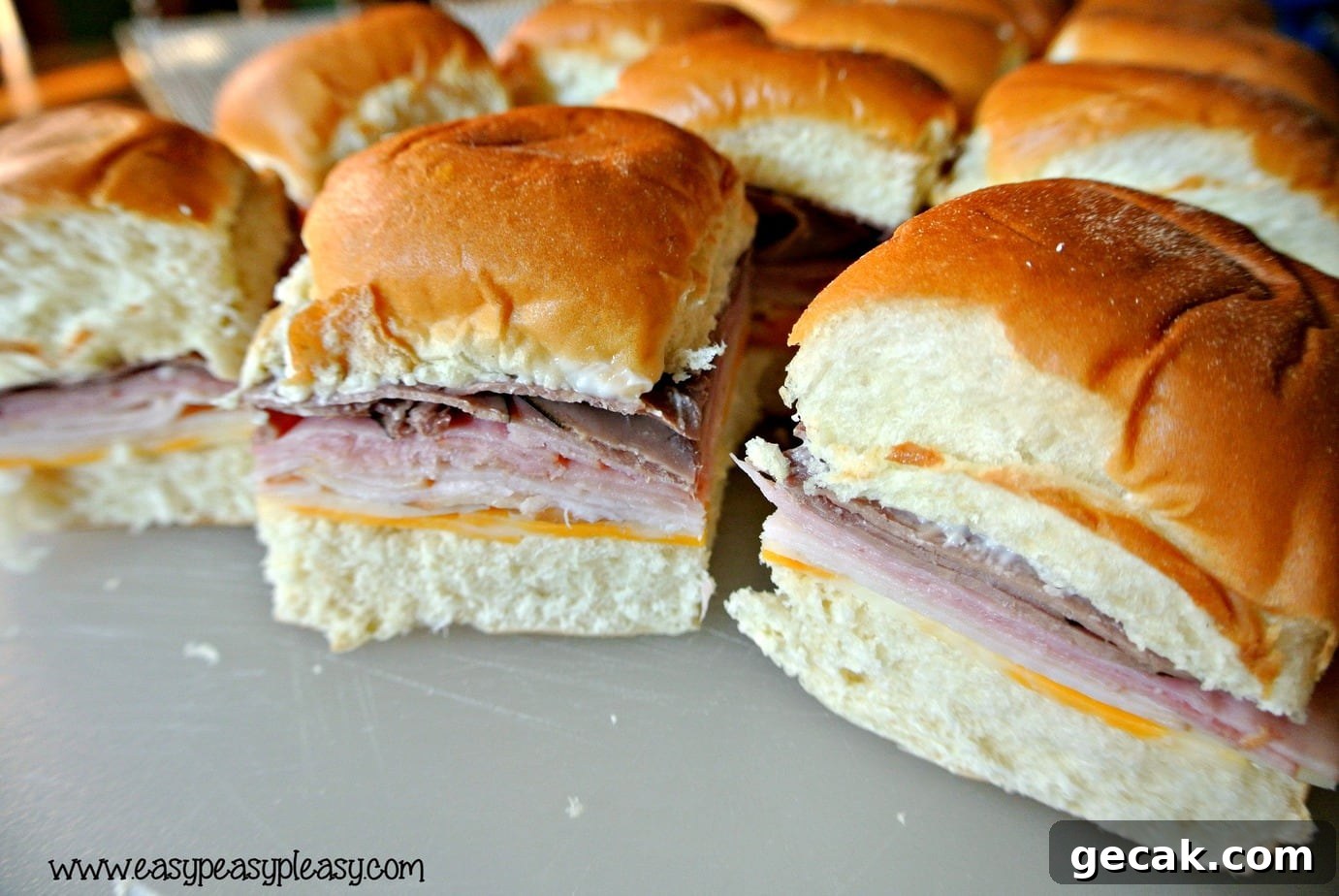Easy To Go Sandwiches with no cleanup! Perfect for your ice chest!