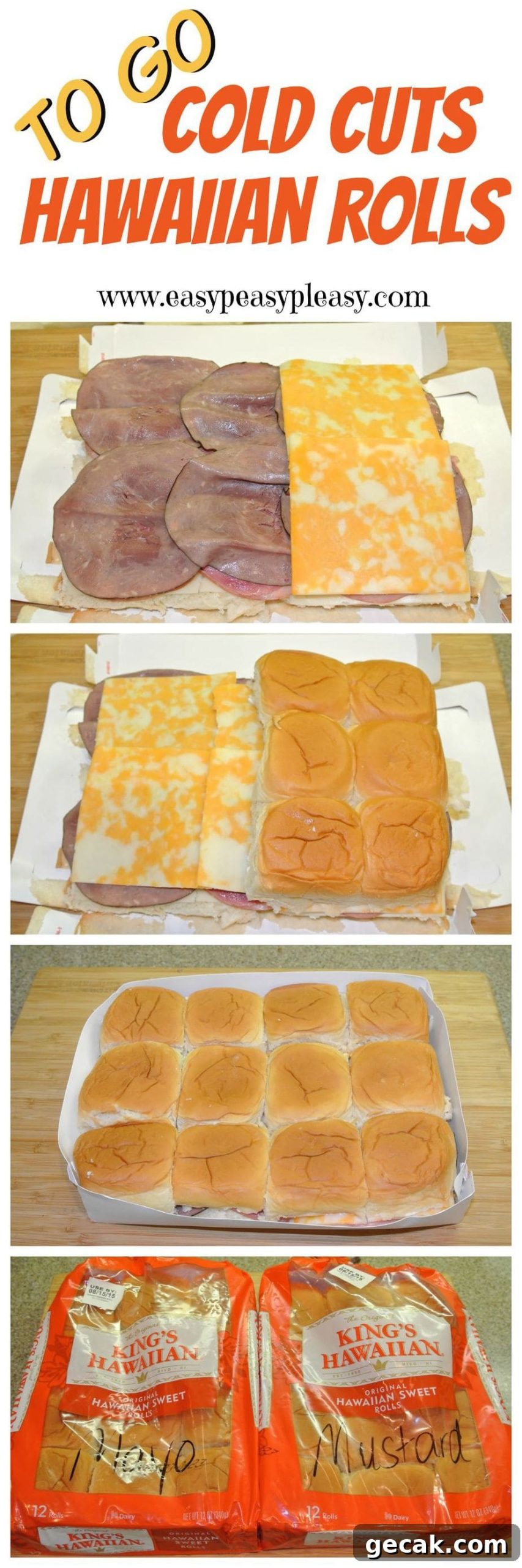 Prepare ahead and take it to go Cold Cut Hawaiian Rolls are the perfect addition to your cooler when hitting the lake, park, tailgating, or road tripping.