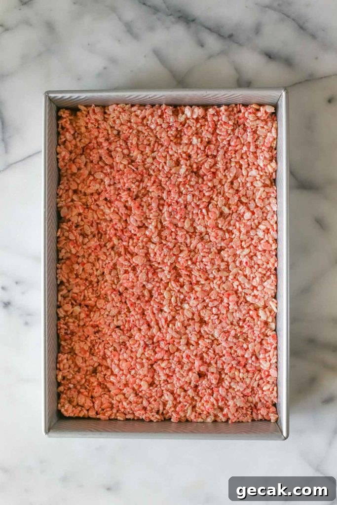 Strawberry Rice Krispie Treats Recipe – Fresh Fruity Snack 8 img 156320 7