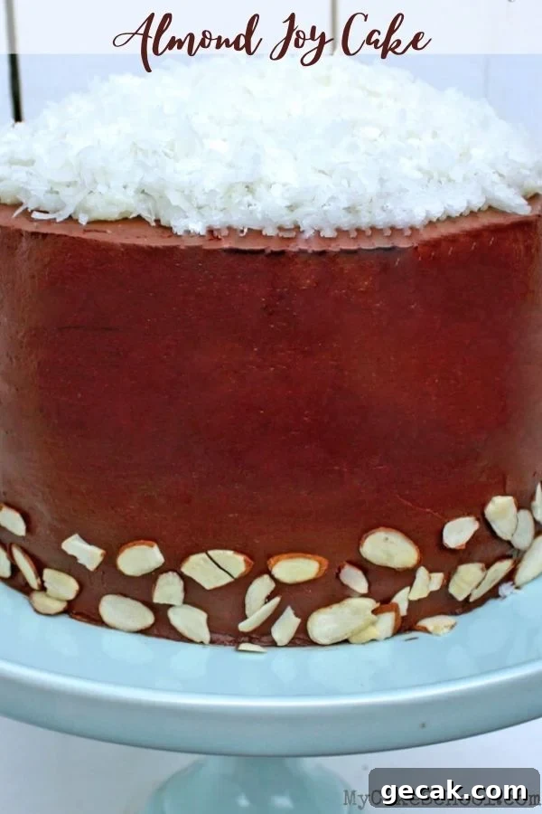 Amazing Almond Joy (or Mounds) Cake from Scratch!