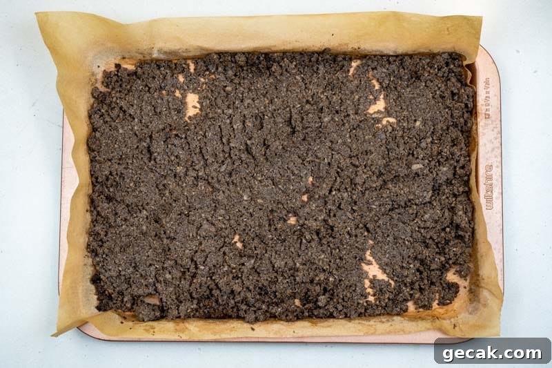 Baking the mushroom mixture