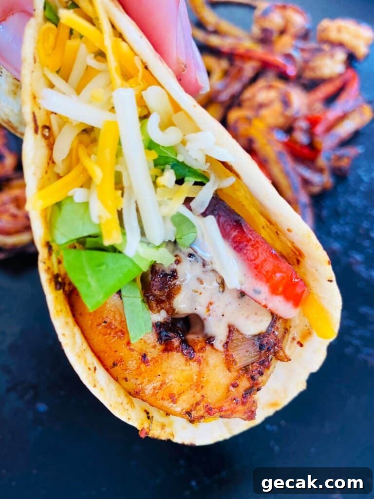 Blackstone Caribbean Jerk Shrimp Tacos