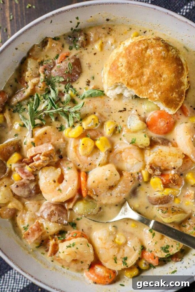 Creamy Shrimp & Sweet Corn Chowder Recipe 4 Creamy Shrimp Chowder