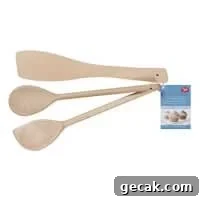 Tala Wooden Spatula Set