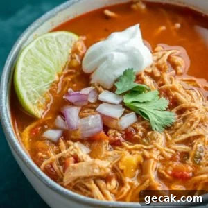 This delicious Chicken Fajita Soup is full of flavor and under 7 net carbs! Tender veggies, a spicy broth, and juicy chicken make this the BEST soup this season!