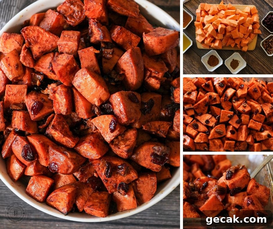 steps to make oven roasted sweet potatoes