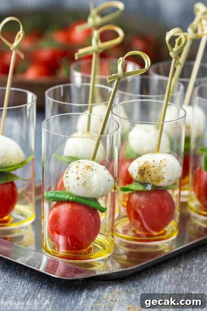  Caprese salad bites