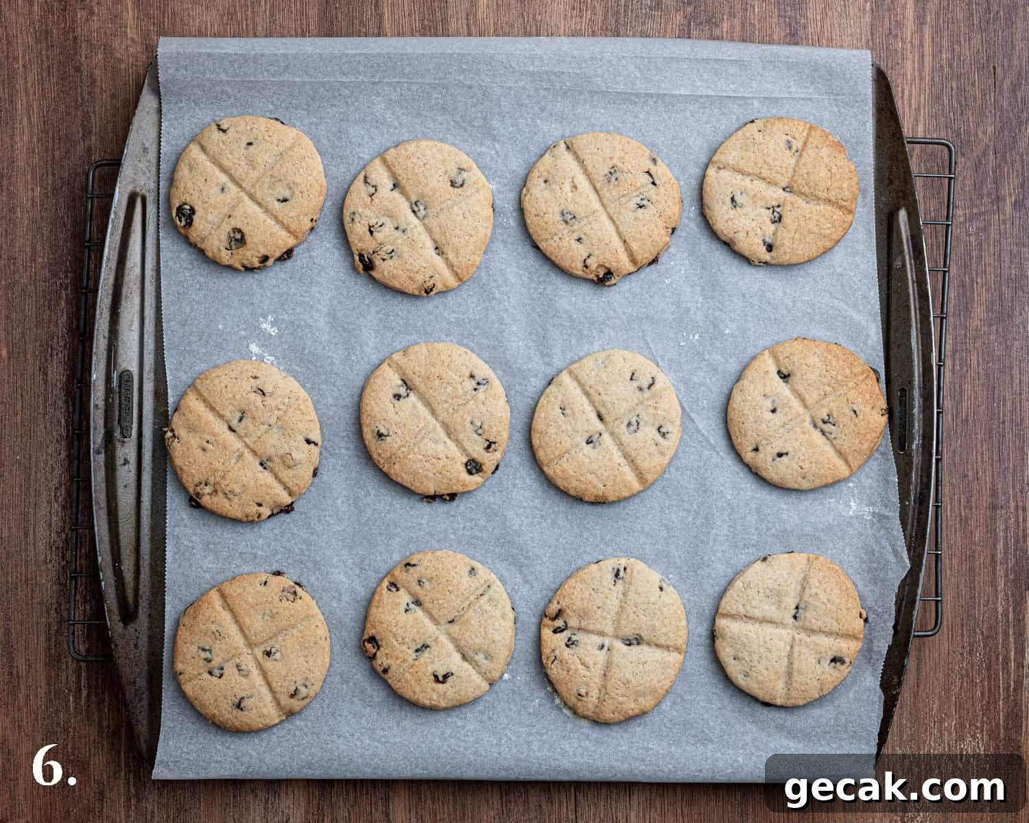 Step 6, the baked soul cakes.