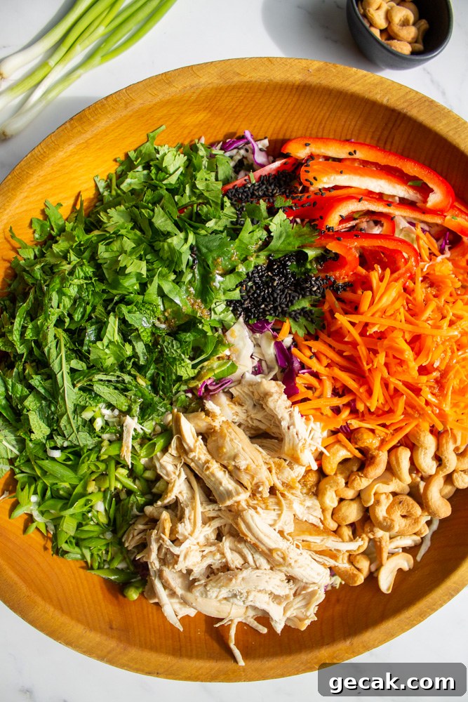 Crispy Chinese Chicken Salad with Sesame-Ginger Dressing 8 Chinese Chicken Salad